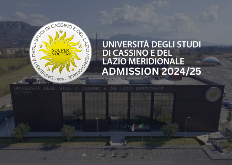 University of Cassino Admission Call for 2024/25